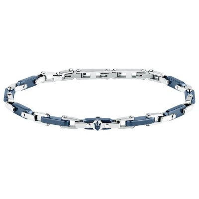 бижутерия,maserati,jm226atz76,bracelet,silver,(silver,blue)
