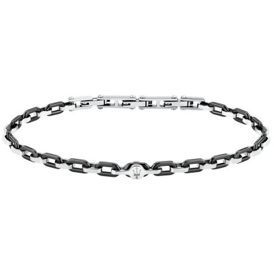 бижутерия,maserati,jm226atz77,bracelet,silver,(silver,black)