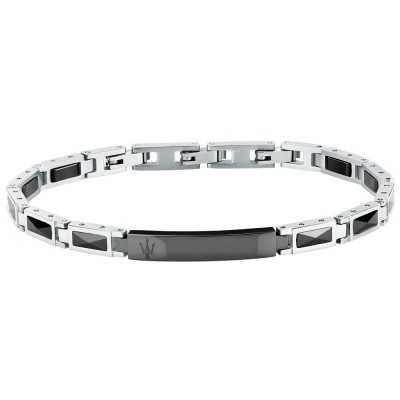 бижутерия,maserati,jm226atz79,bracelet,silver,(silver,black)