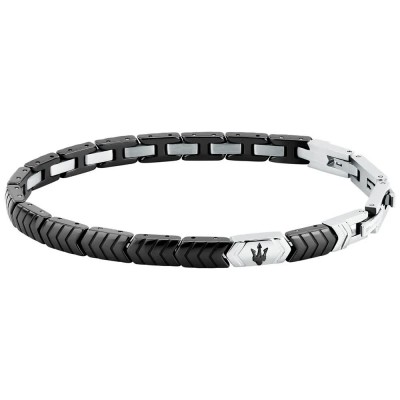 бижутерия,maserati,jm226atz86,bracelet,grey,(silver,black)