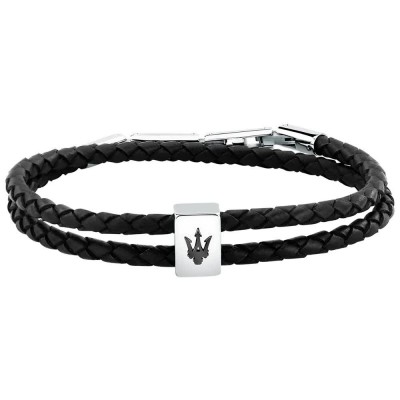 бижутерия,maserati,jm226ave44,bracelet,silver,(silver,black)