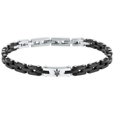 бижутерия,maserati,jm425atz64,bracelet,silver,(silver,black)