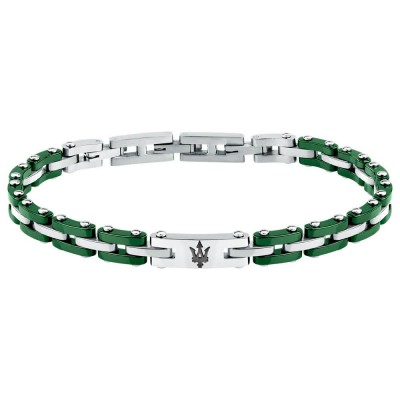 бижутерия,maserati,jm425atz66,bracelet,green,(gunmetal,green)