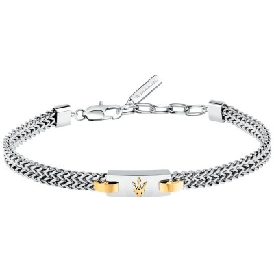 бижутерия,maserati,jm425avd103,bracelet,silver,(silver,gold)