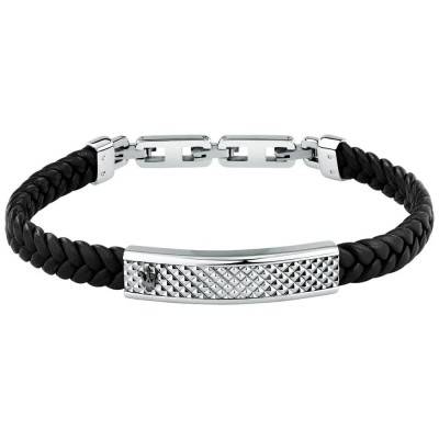 бижутерия,maserati,jm525ave36,bracelet,silver,(silver,black)