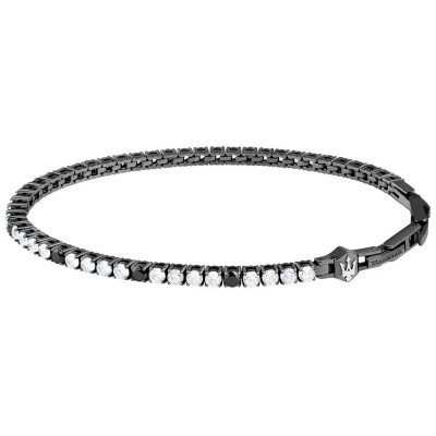 бижутерия,maserati,tennis,bracelet,silver,(gunmetal,white,black)