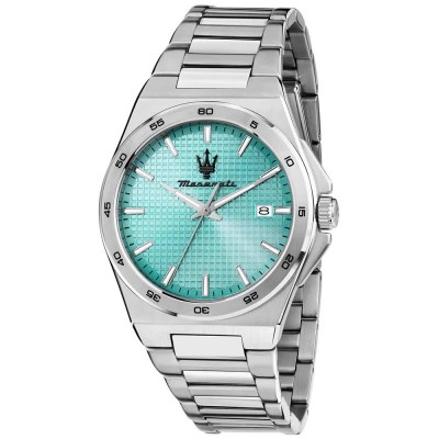 часовник,часовници,maserati,velocità,slim,40mm,5atm,quartz,analogical,watch,silver,(silver,light,blue,mineral)