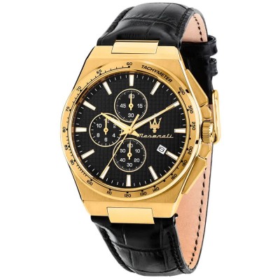 часовник,часовници,maserati,velocità,slim,41mm,5atm,quartz,analogical,watch,golden,(black,black,mineral)