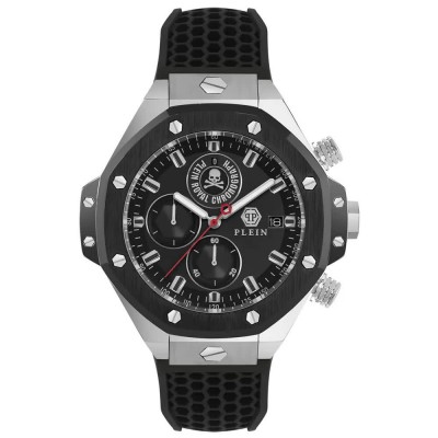 часовник,часовници,philipp,plein,chrono,royal,sport,tech,45mm,5atm,quartz,analogical,watch,silver,(black,black,silver,mineral)