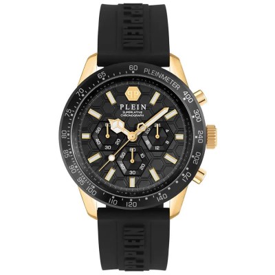 часовник,часовници,philipp,plein,pwpya0224,44mm,5atm,quartz,analogical,watch,golden,(black,black,)