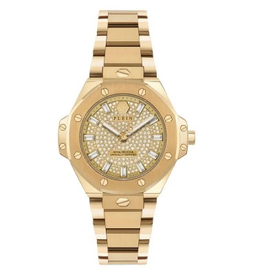 часовник,часовници,philipp,plein,royal,prestige,33mm,5atm,quartz,analogical,woman,watch,golden,(gold,white,mineral)