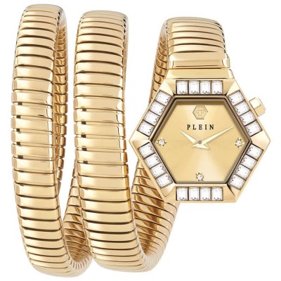 часовник,часовници,philipp,plein,snake,hexagon,28mm,5atm,quartz,analogical,woman,watch,golden,(gold,gold,mineral)