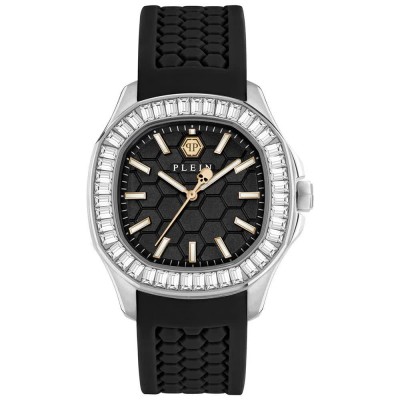 часовник,часовници,philipp,plein,spectre,37mm,5atm,quartz,analogical,woman,watch,silver,(black,black,mineral)