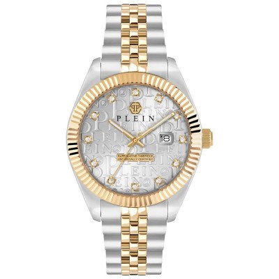 часовник,часовници,philipp,plein,superlative,41mm,5atm,quartz,analogical,watch,golden,(gold,grey,mineral)