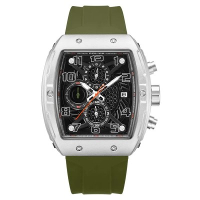 часовник,часовници,police,coswig,46mm,3atm,quartz,analogical,watch,green,(orange,grey,mineral)