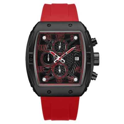 часовник,часовници,police,coswig,46mm,3atm,quartz,analogical,watch,red,(red,black,mineral)