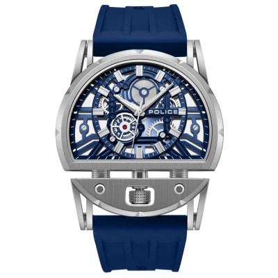 часовник,часовници,police,daintreee,2.0,46mm,5atm,quartz,analogical,watch,silver,(blue,blue,mineral)