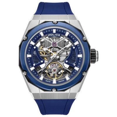 часовник,часовници,police,dayton,45mm,5atm,quartz,analogical,watch,silver,(blue,blue,mineral)