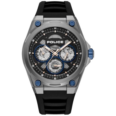 часовник,часовници,police,dominion,45mm,5atm,quartz,analogical,watch,silver,(blue,black,mineral)