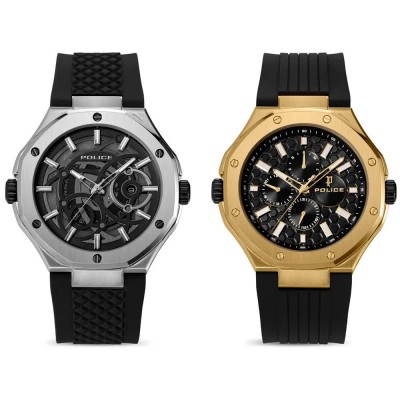 часовник,часовници,police,dual,44mm,5atm,quartz,analogical,watch,golden,(black,black,mineral)