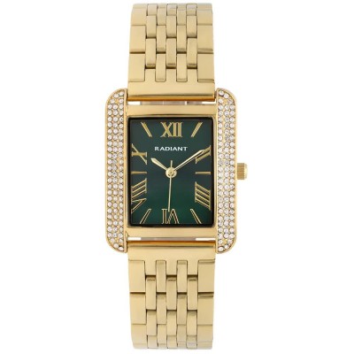 часовник,часовници,radiant,afterglow,27mm,3atm,quartz,analogical,woman,watch,golden,(gold,green,mineral)