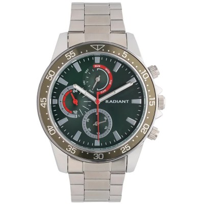 часовник,часовници,radiant,daybreak,44mm,5atm,quartz,analogical,watch,silver,(silver,green,mineral)