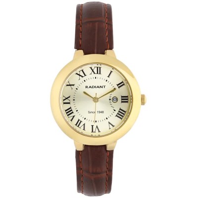 часовник,часовници,radiant,golden,hour,33mm,3atm,quartz,analogical,woman,watch,brown,(brown,silver,mineral)