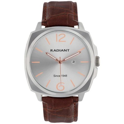 часовник,часовници,radiant,paul,42mm,5atm,quartz,analogical,watch,brown,(brown,silver,mineral)