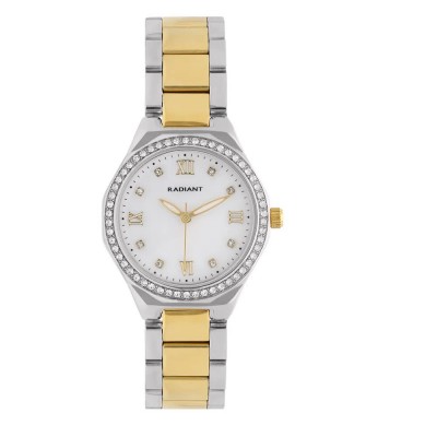 часовник,часовници,radiant,quiet,luxe,28mm,3atm,quartz,analogical,woman,watch,golden,(gold,white,mineral)