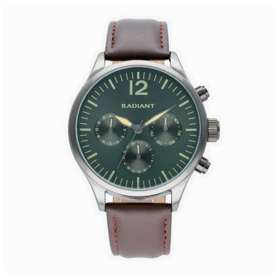 часовник,часовници,radiant,ra641702,43mm,5atm,quartz,analogical,watch,brown,(brown,green,mineral)