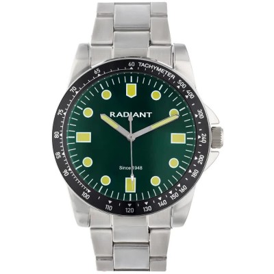 часовник,часовници,radiant,robert,43mm,5atm,quartz,analogical,watch,silver,(silver,green,mineral)