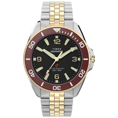 часовник,часовници,timex,deep,water,40mm,20atm,quartz,analogical,watch,silver,(silver,gold,black,sapphire)