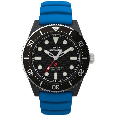 часовник,часовници,timex,deep,water,43mm,20atm,quartz,analogical,watch,blue,(blue,black,sapphire)
