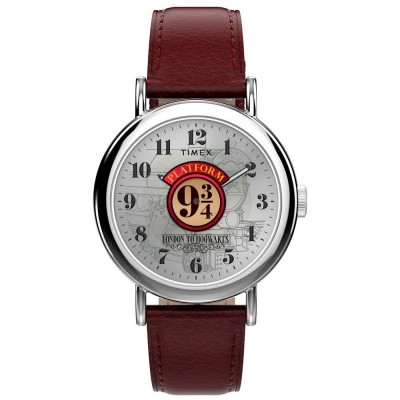 часовник,часовници,timex,harry,potter,37mm,5atm,quartz,analogical,watch,red,(red,silver,mineral)