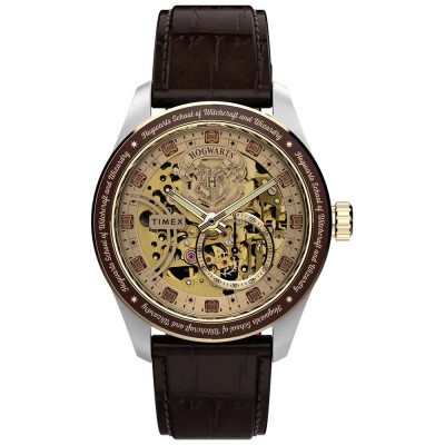 часовник,часовници,timex,harry,potter,39mm,5atm,quartz,analogical,watch,golden,(brown,champagne,hardlex)