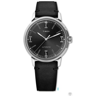 часовник,часовници,timex,marlin,tw2w59700,40mm,5atm,quartz,analogical,watch,silver,(black,black,acrylic)