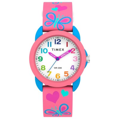 часовник,часовници,timex,teacher,30mm,3atm,quartz,analogical,watch,pink,(pink,white,acrylic)