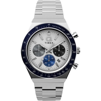 часовник,часовници,timex,tw2y36200,40mm,5atm,quartz,analogical,watch,silver,(silver,blue,acrylic)