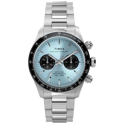 часовник,часовници,timex,waterbury,39mm,5atm,quartz,analogical,watch,silver,(silver,blue,hardlex)