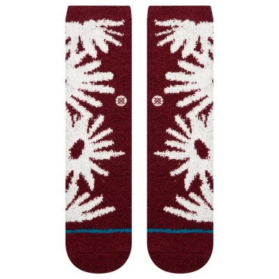 чорапи,мъжки,чорапи,дамски,чорапи,stance,daisies,cozy,crew,socks,red,(fig)