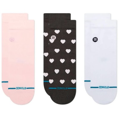 чорапи,мъжки,чорапи,дамски,чорапи,stance,hearts,lowrider,socks,3,pairs,multicolor,(pink)