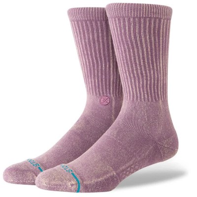 чорапи,мъжки,чорапи,дамски,чорапи,stance,icon,dyed,crew,socks,purple,(plum)