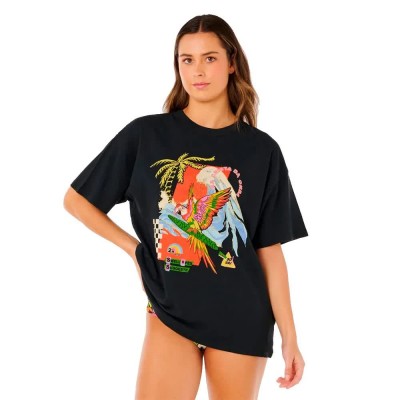 тениска,мъжки,тениски,дамски,тениски,rip,curl,wave,crest,heritage,short,sleeve,t,shirt,black,(black)