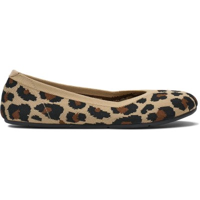 обувки,дамски,обувки,xero,shoes,phoenix,knit,ballet,pumps,beige,(leopard)