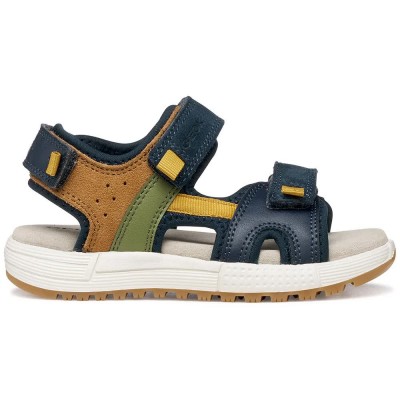 юношески,сандали,детски,сандали,и,чехли,geox,alben,youth,sandals,blue,(navy,ochre)