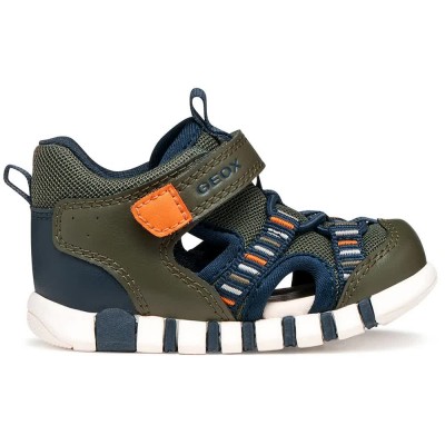 сандали,детски,сандали,и,чехли,geox,iupidoo,toddler,sandals,green,(dark,green,orange)