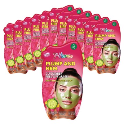 специфични,козметични,продукти,7th,heaven,plump,&,firm,cucumber,pell,off,hyaluronic,acid,10ml,esthetic,mask,green