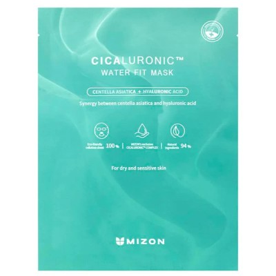специфични,козметични,продукти,mizon,cicaluronic,water,fit,24g,esthetic,mask,blue