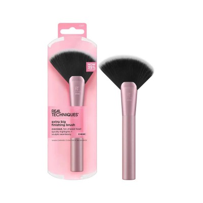 специфични,козметични,продукти,real,techniques,extra,big,finishing,face,makeup,brush,pink