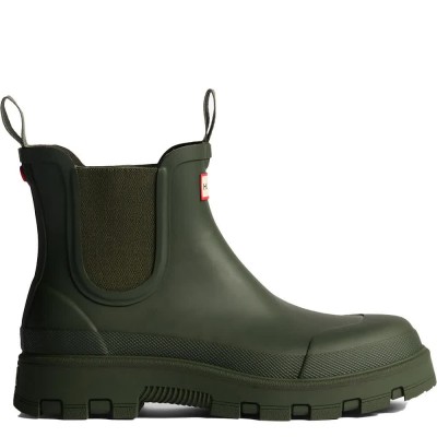 обувки,дамски,боти,мъжки,боти,hunter,elastic,chelsea,boots,green,(dark,olive)